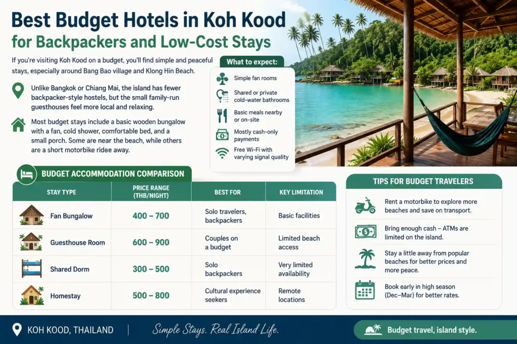 Best Budget Hotels in Koh Kood for Backpackers and Low-Cost Stays