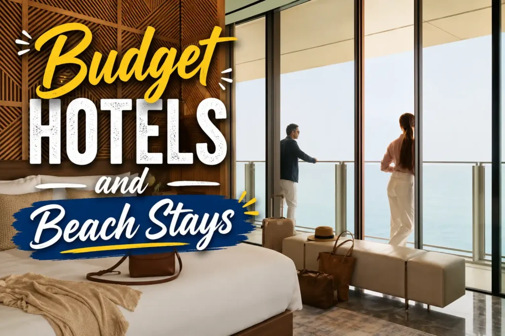 Affordable beach hotel room with ocean view in Malaysia