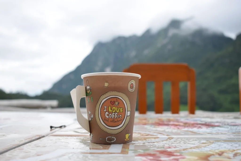 Con Dao Coffee View in Vietnam – peaceful island scenery from Con Dao.
