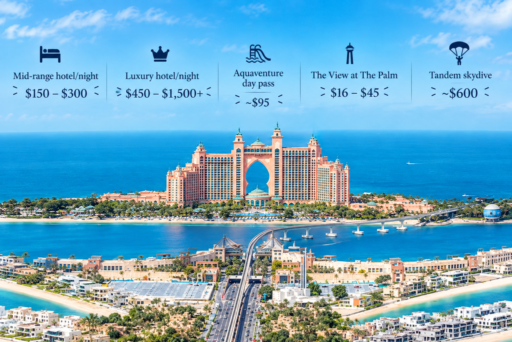  Palm Jumeirah Dubai  Travel Cost Guide