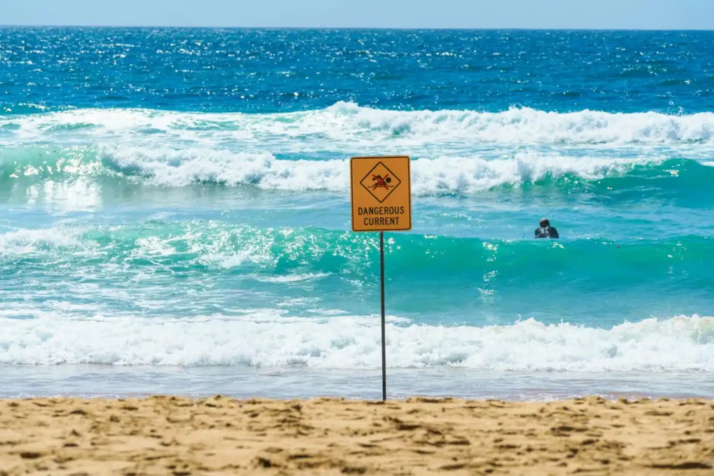 Strong waves crashing onto Nyang Nyang Beach shoreline in Bali