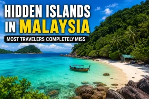 Hidden islands in Malaysia with crystal-clear water and secluded tropical beaches