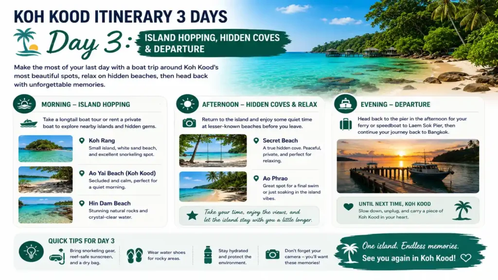 Koh Kood Itinerary 3 Days: Best Beaches, Waterfalls & Hidden Spots