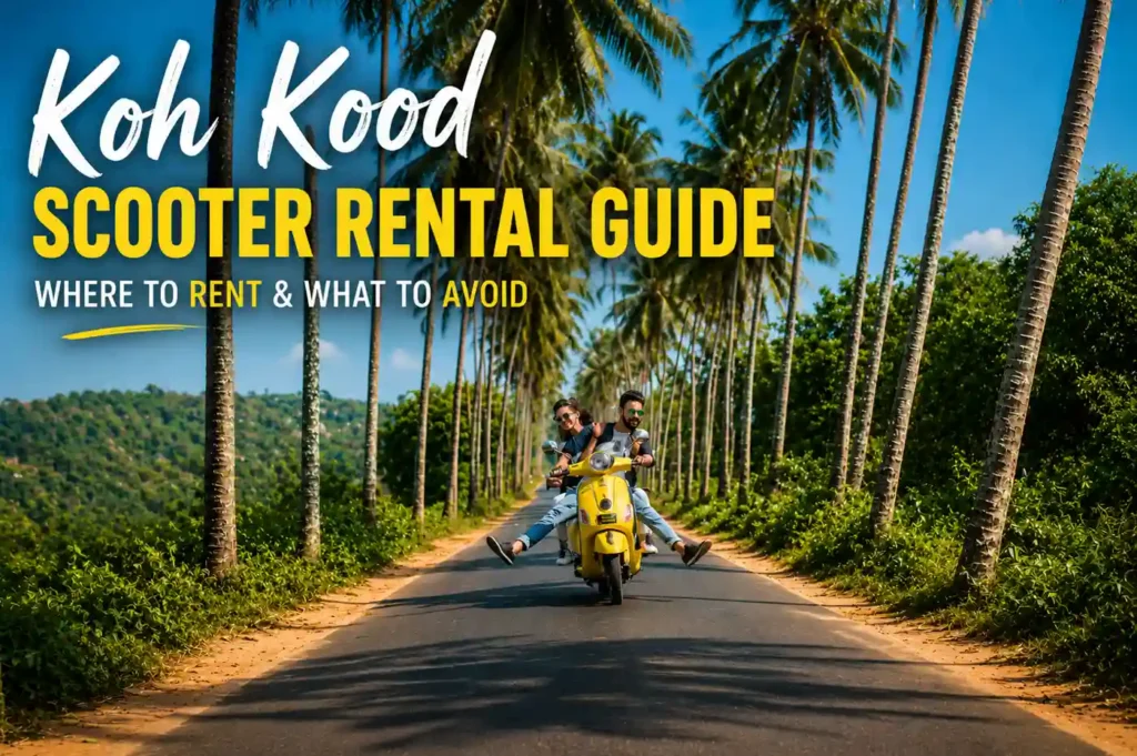 Koh Kood scooter rental guide with tropical island scooter ride and where to rent tips in Thailand