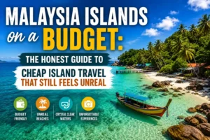 Budget travel Malaysia islands with turquoise water and affordable tropical beach destinations