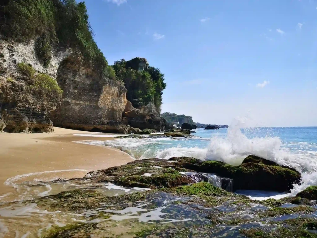 Travelers enjoying different Bali beach experiences