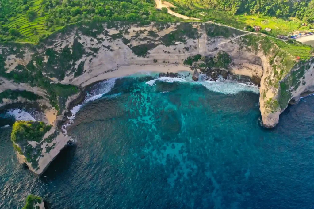 Panoramic Ocean view from Nyang Nyang cliff viewpoint