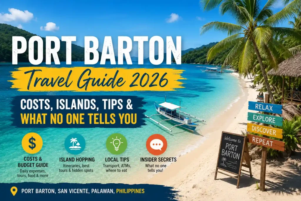 Section Port Barton travel guide cover image with islands, costs and local tips