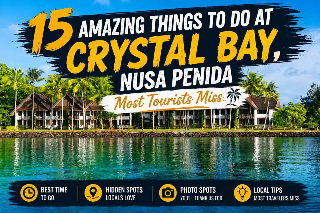 Crystal Bay travel thumbnail featuring 15 amazing things to do in Nusa Penida.