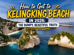 Kelingking Beach 2026 travel guide thumbnail.