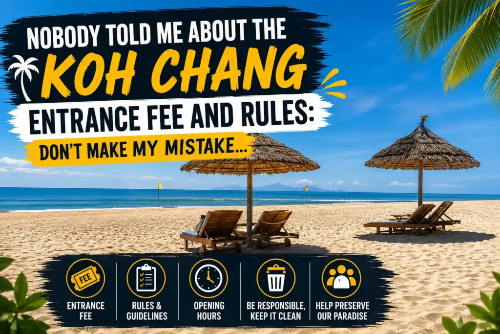 Koh Chang entrance fee and rules travel guide thumbnail.