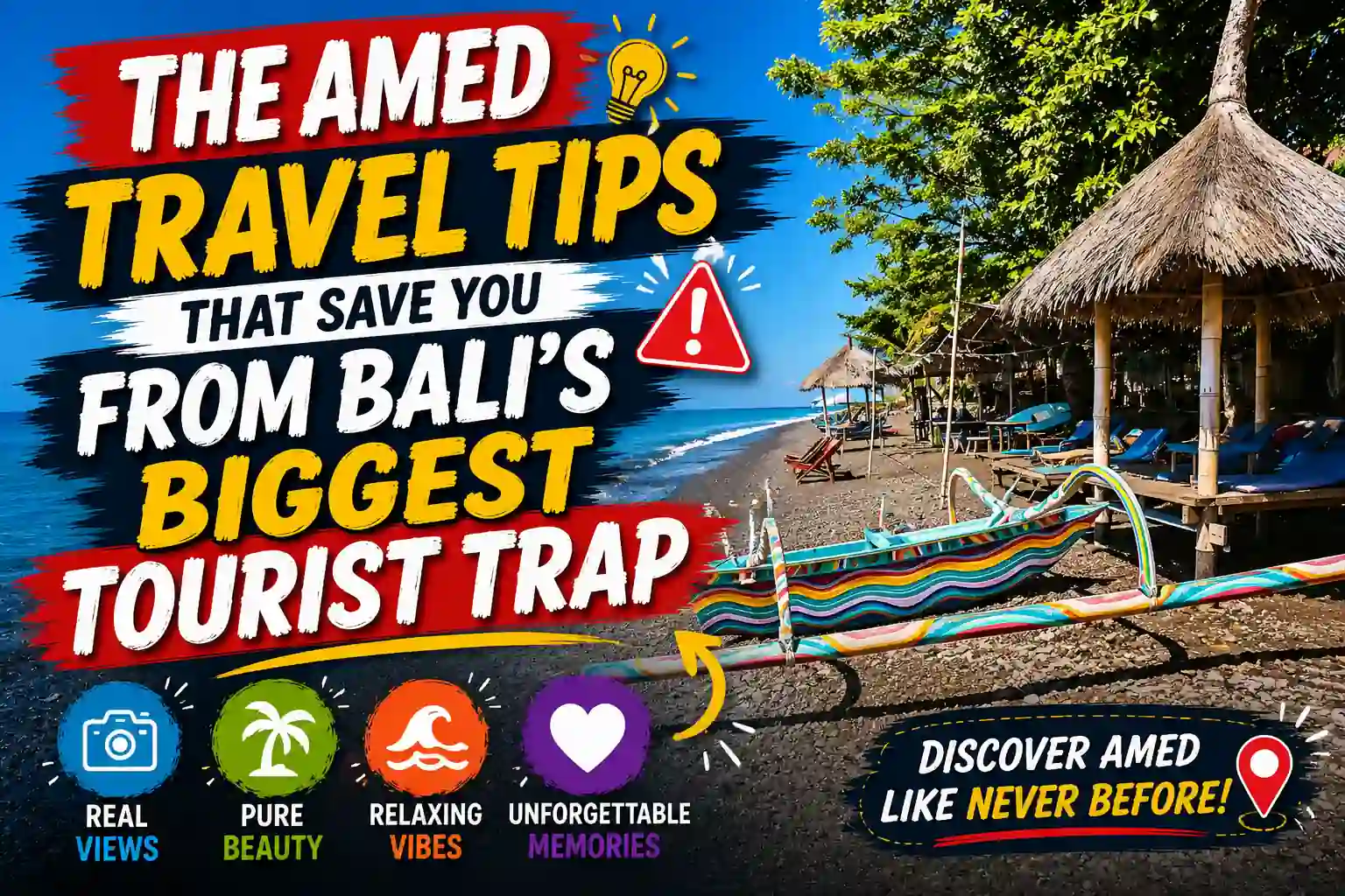 Amed travel tips tourist trap thumbnail.