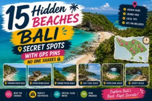 Hidden beaches in Bali