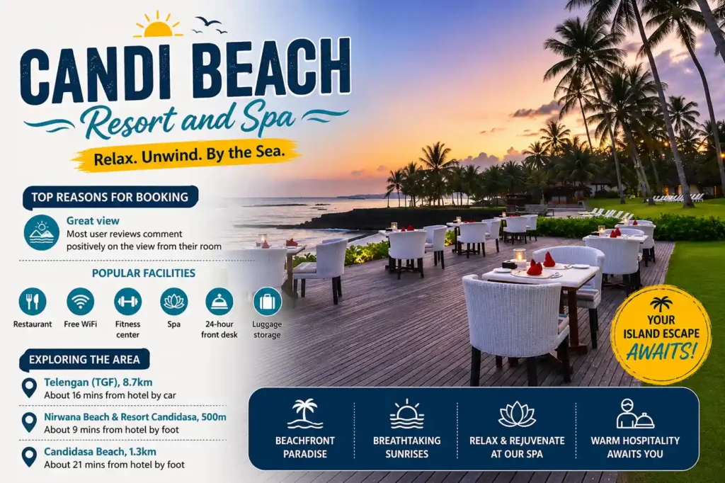 Candi Beach Resort and Spa view