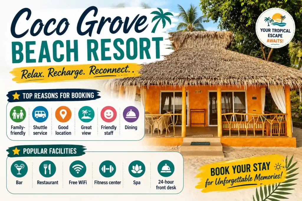 Coco Grove Beach Resort accommodation guide