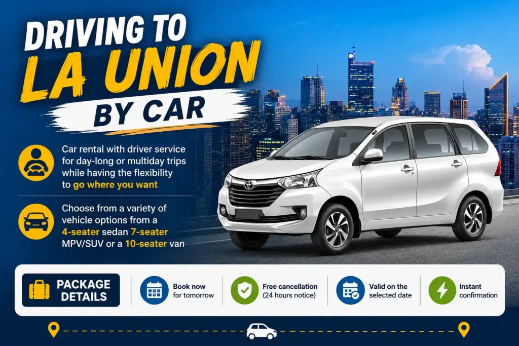 Driving to La Union by car rental guide 