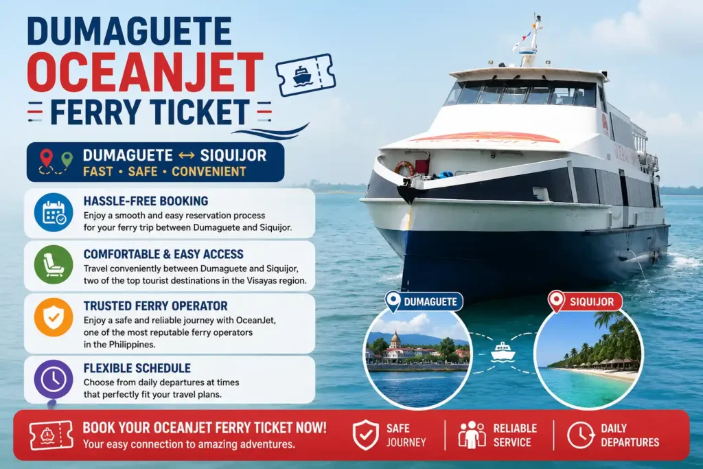 Dumaguete OceanJet ferry ticket banner