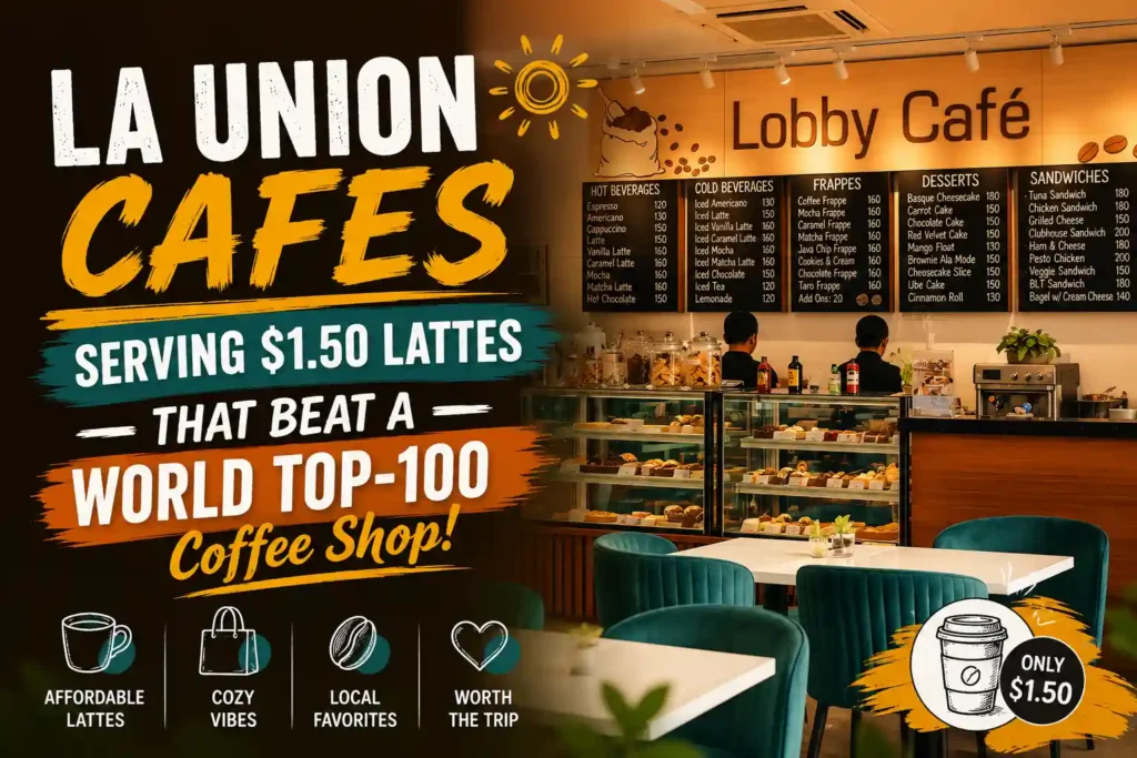 La Union café serving affordable lattes