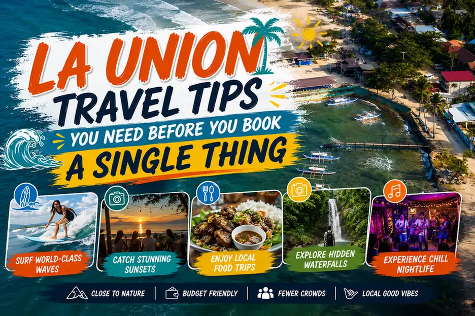 La Union travel tips infographic