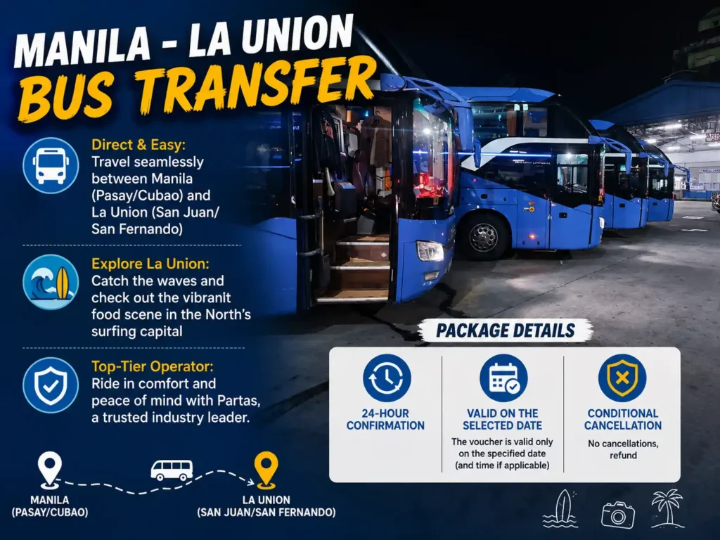 Manila to La Union bus transfer guide 