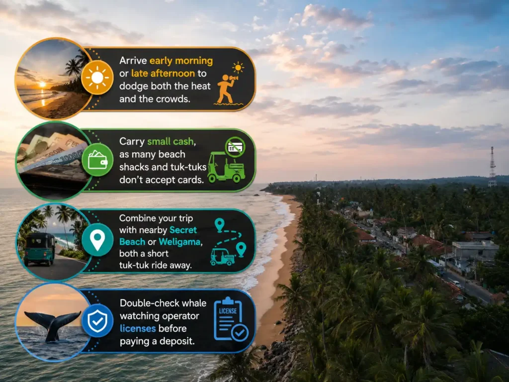 Essential Mirissa travel tips for a smooth beach trip