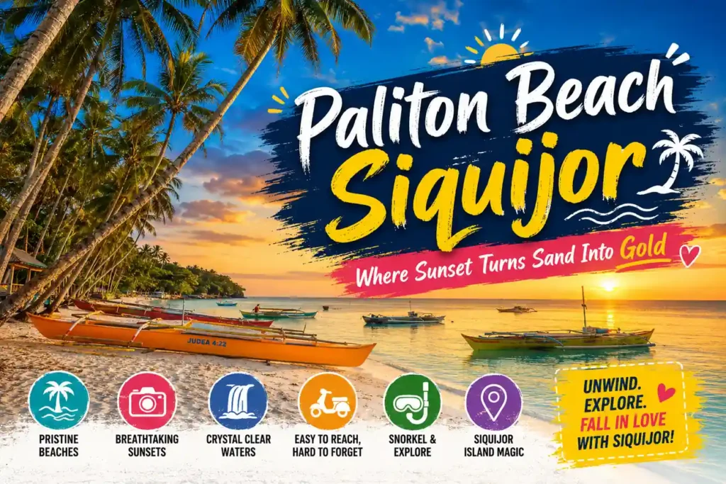 Paliton Beach Siquijor sunset