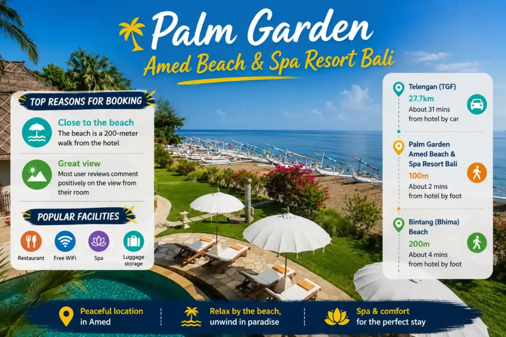 Palm Garden Amed Beach Resort Bali 