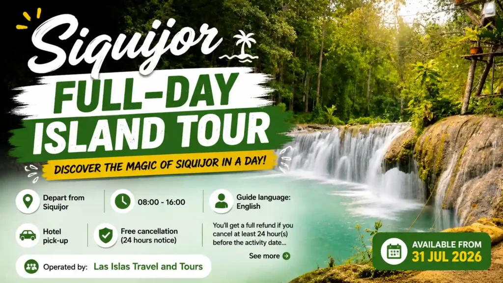 Siquijor full-day island tour banner