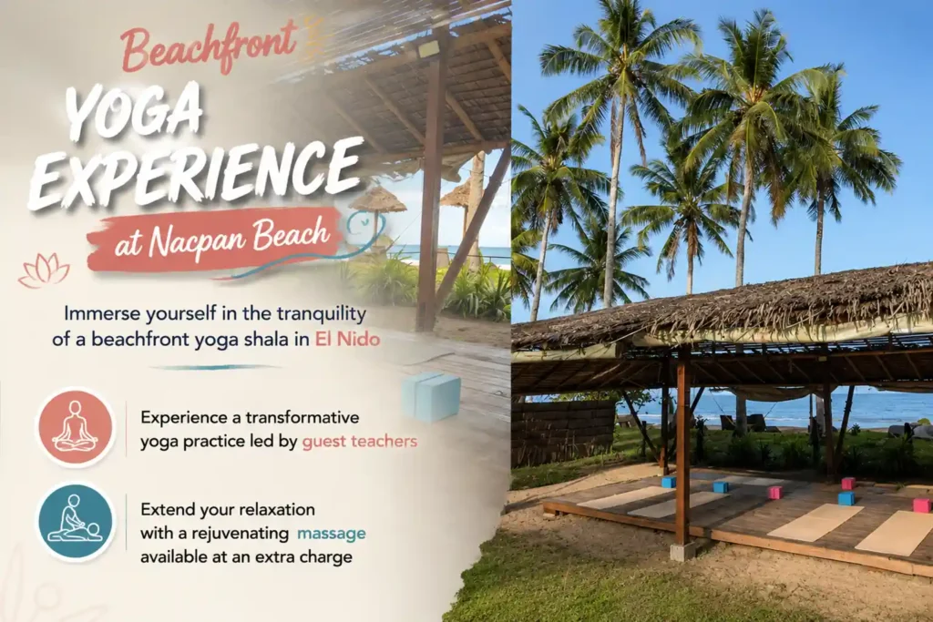 Nacpan Beach yoga