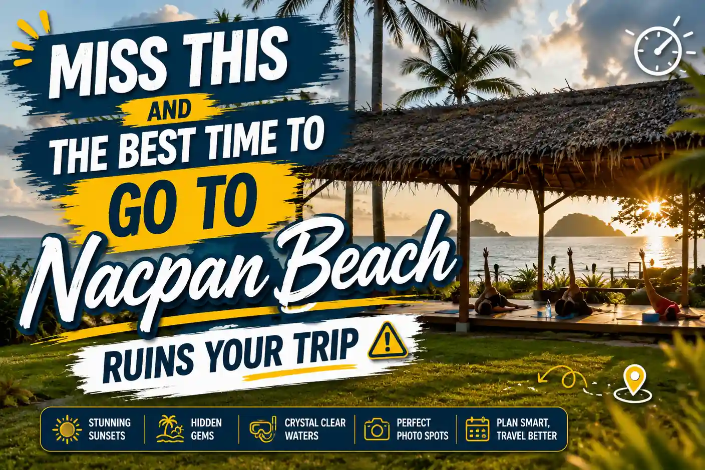Best time to visit Nacpan Beach