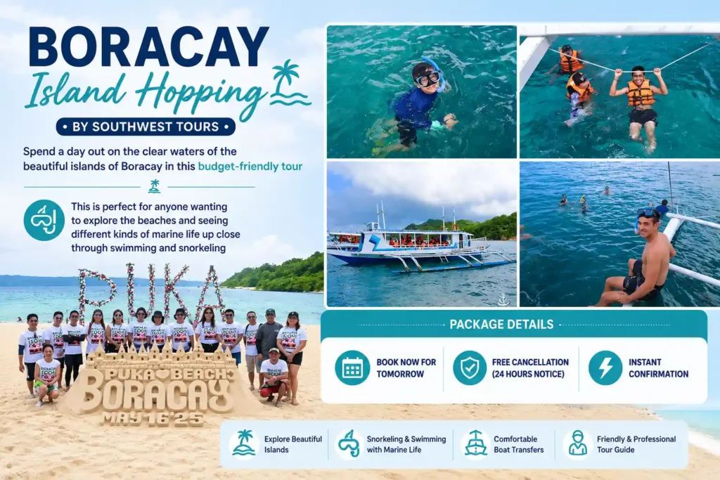 Boracay island hopping tou