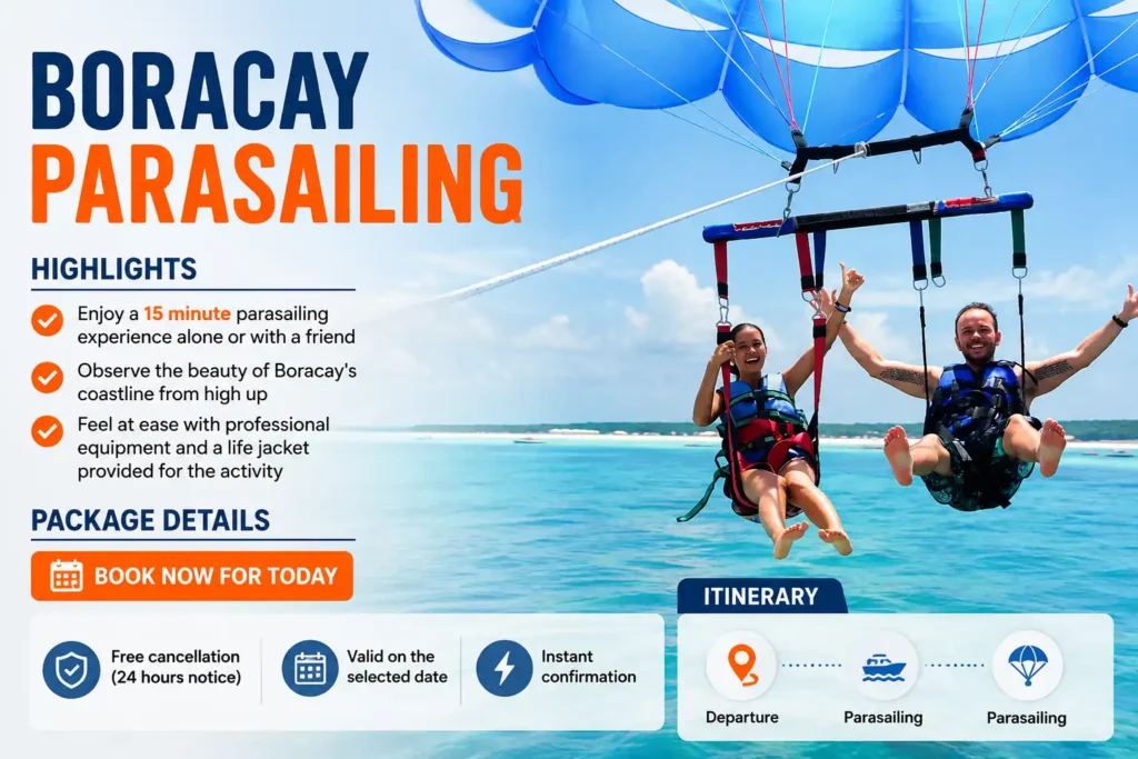 Boracay parasailing experience