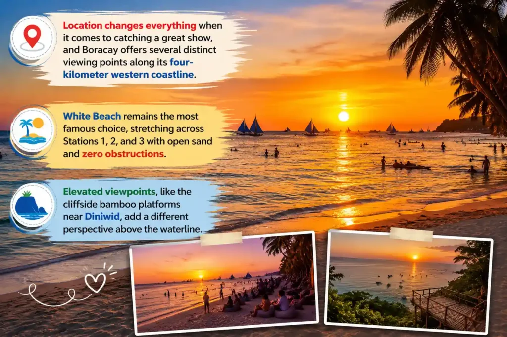 Boracay sunset viewing spots