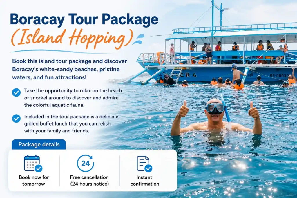 Boracay island hopping tour