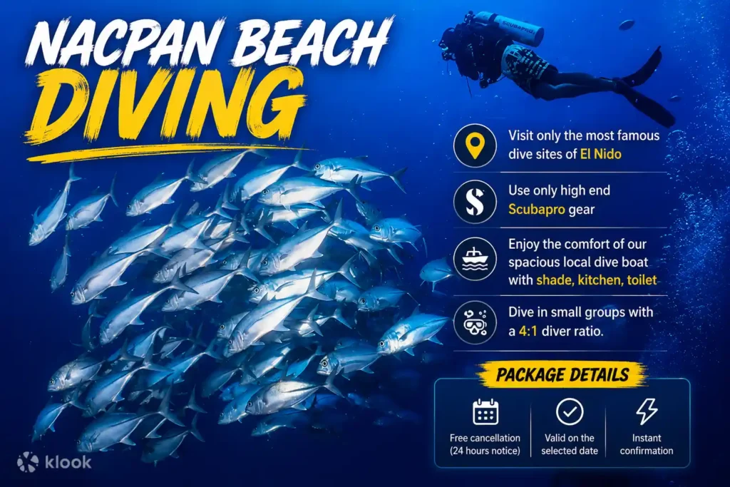 Nacpan Beach diving