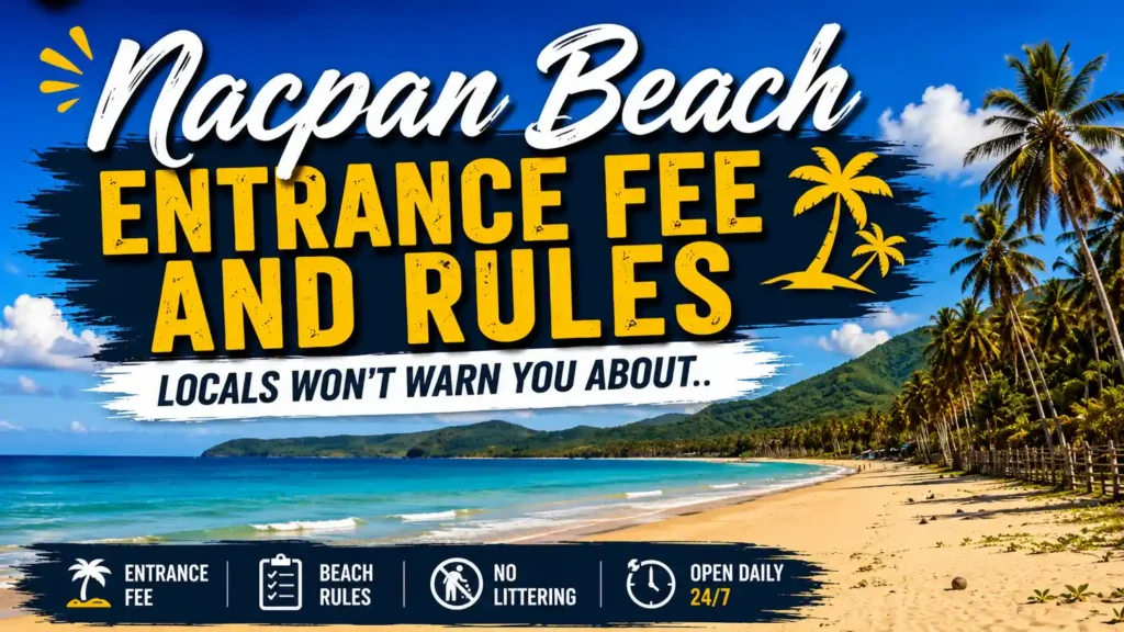 Nacpan Beach entrance fee and rules