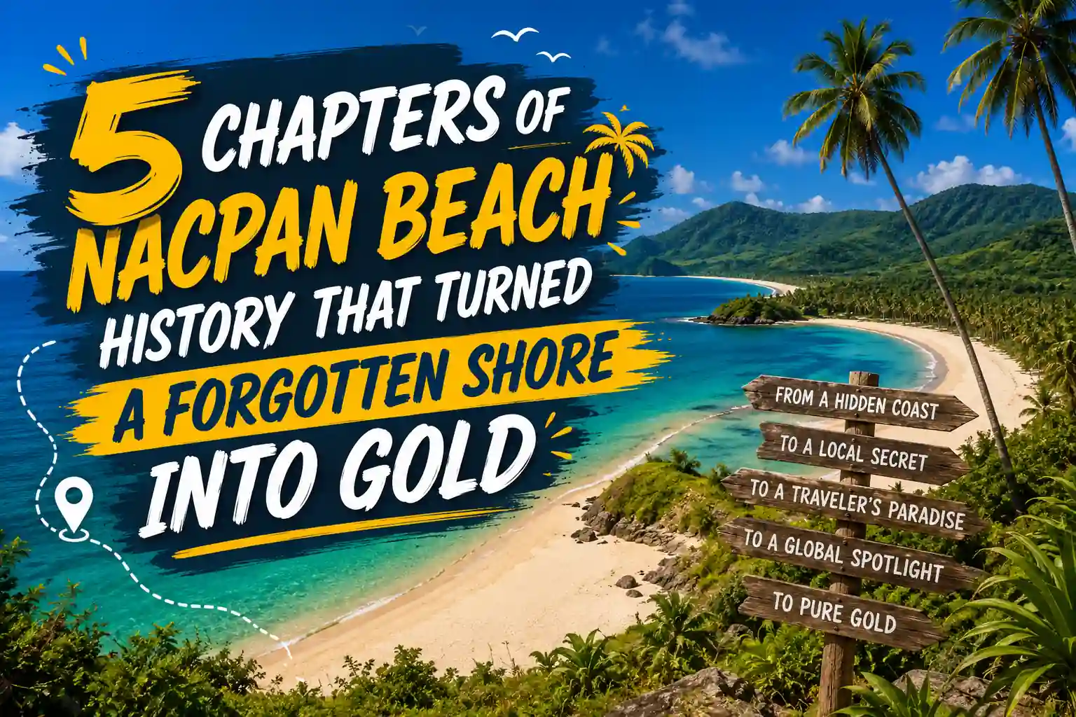 Nacpan Beach history