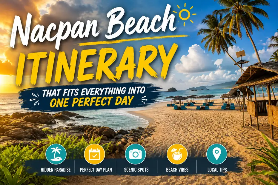 Nacpan Beach one-day itinerary
