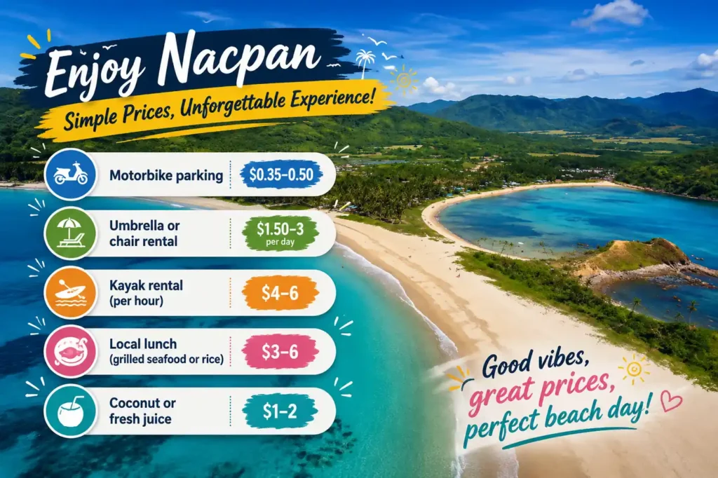 Nacpan Beach prices
