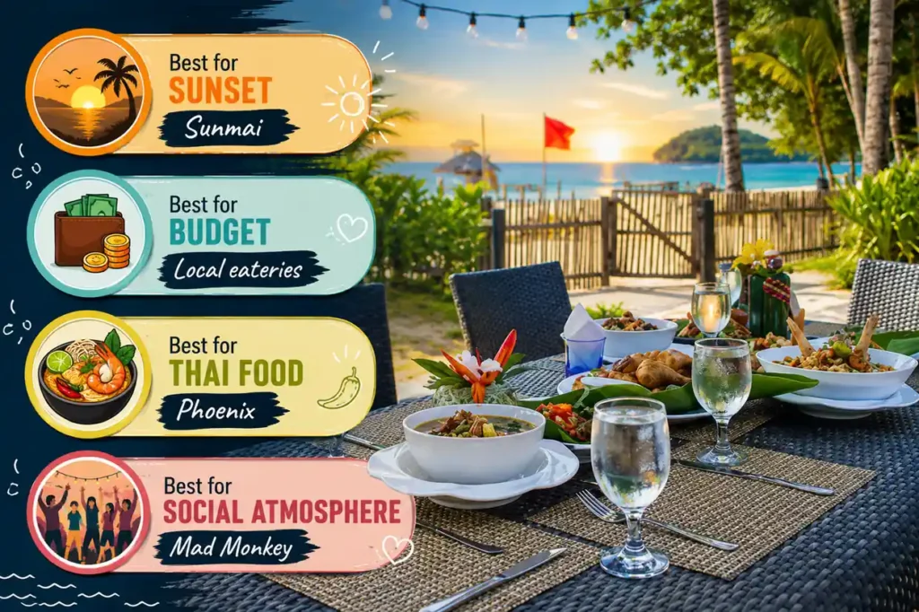 Nacpan Beach restaurants