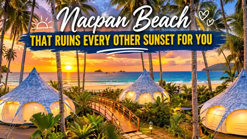 Nacpan Beach sunset travel thumbnail