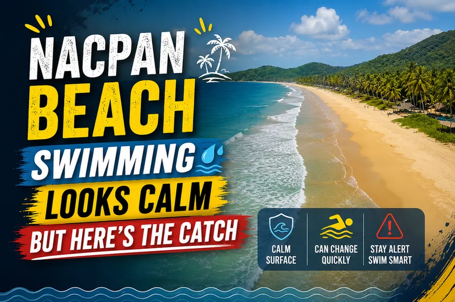 Nacpan Beach swimming