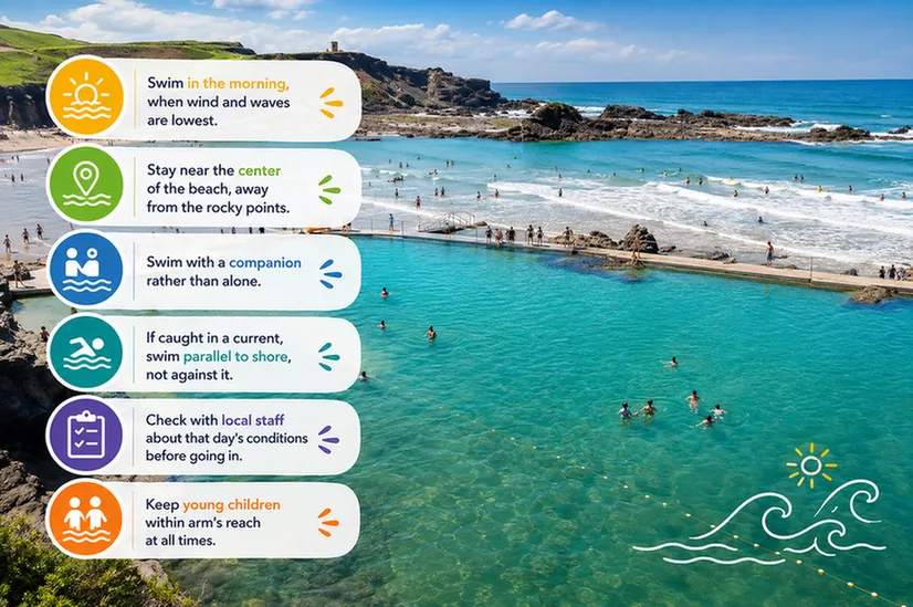 Nacpan Beach swimming safety