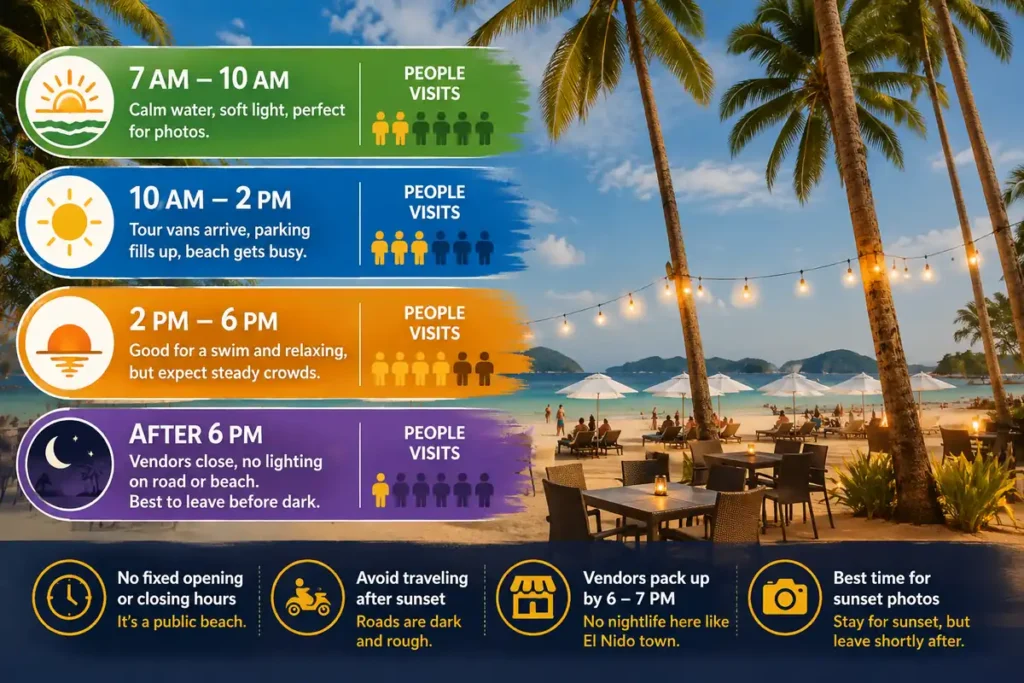 Nacpan Beach visit hours guide