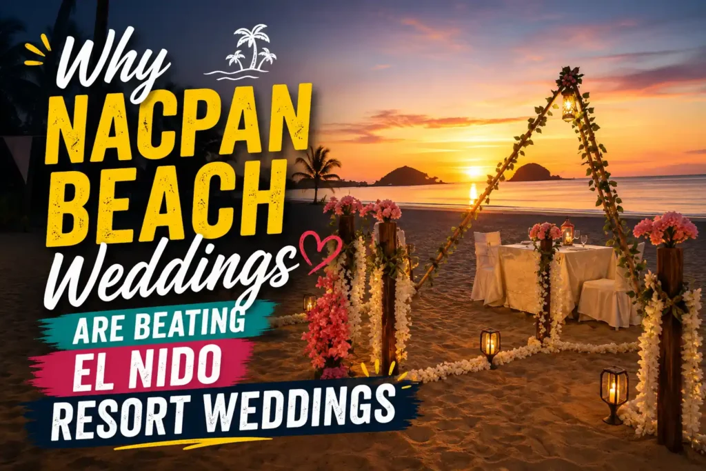 Nacpan Beach wedding
