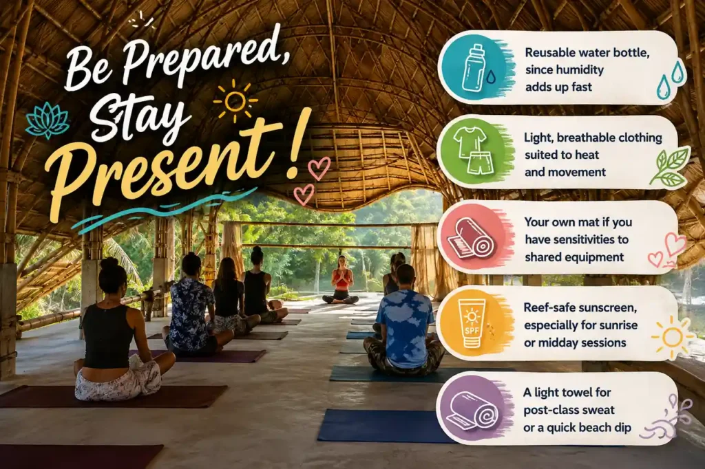 Nacpan yoga packing list