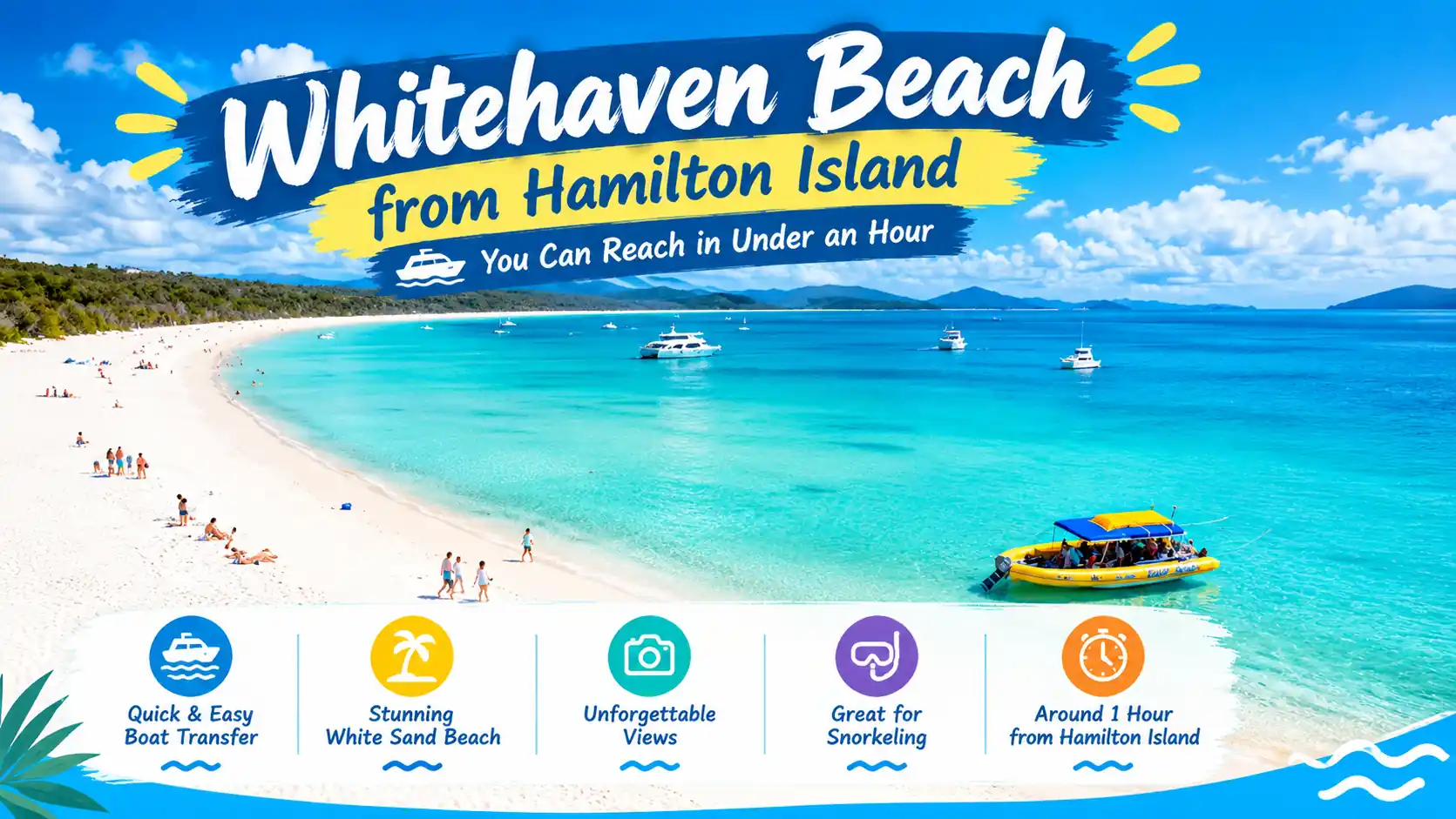 Whitehaven Beach from Hamilton Island
