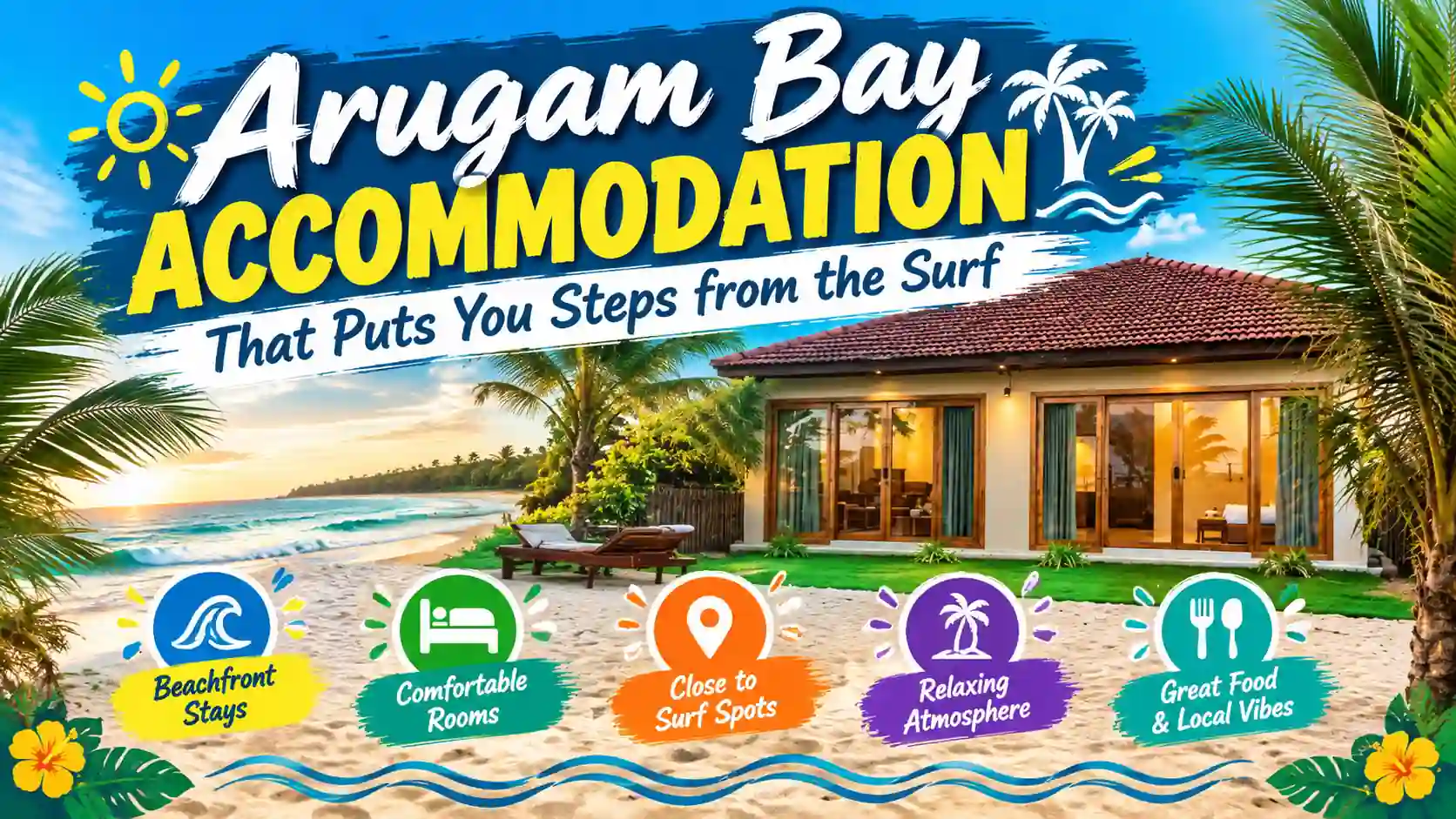 Arugam Bay beachfront accommodation