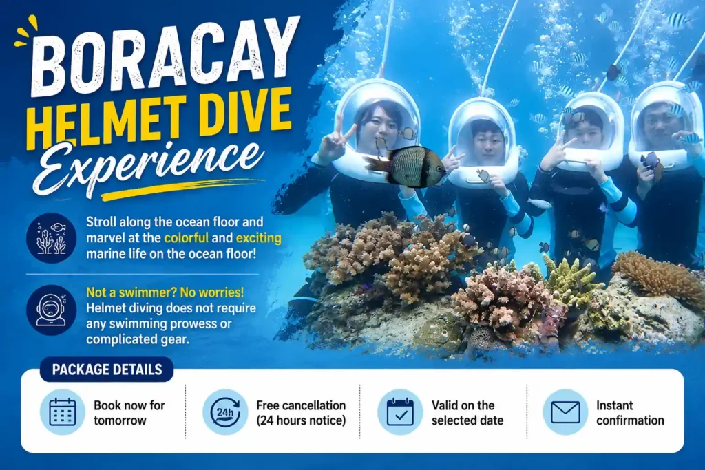 Boracay helmet dive
