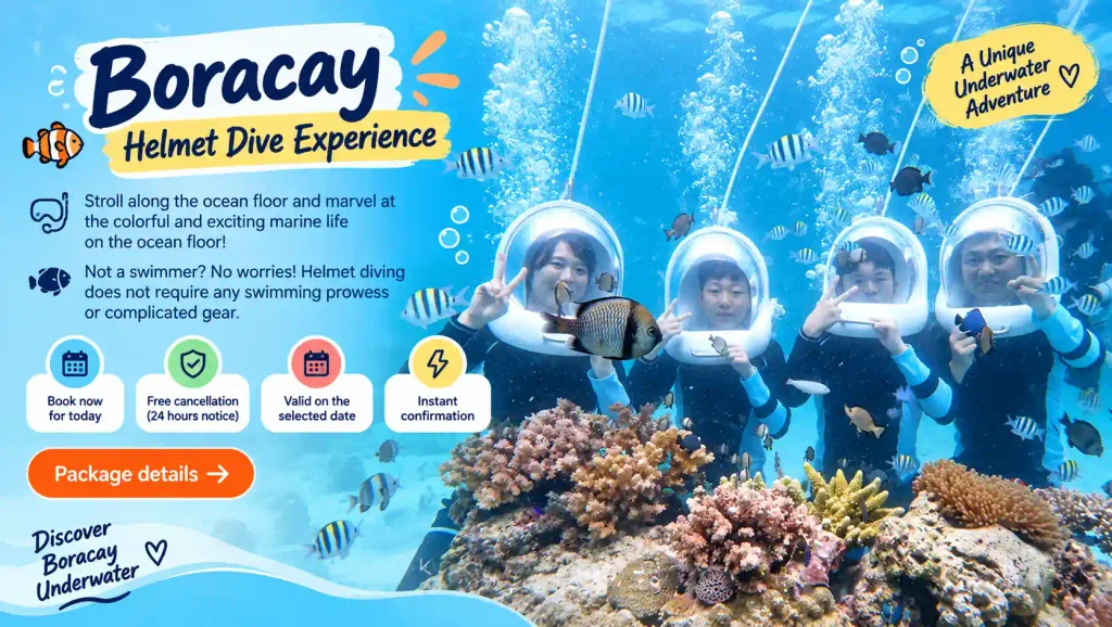 Boracay helmet dive 